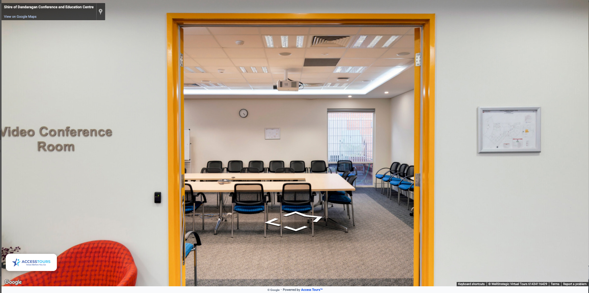 Standard Google Street View virtual tour without Access Tours accessibility controls or labelled access points.