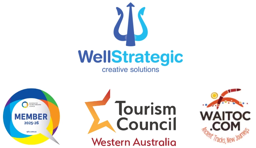 WellStrategic — member of the Queensland Tourism Industry Council, Tourism Council Western Australia, and WAITOC (Western Australian Indigenous Tourism Operators Council).